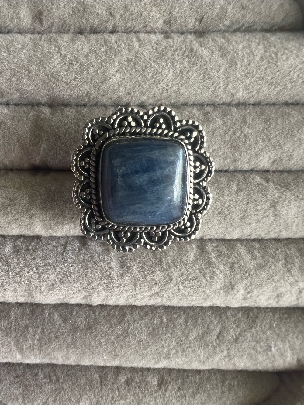 Blue Kyanite Women's Statement Ring
